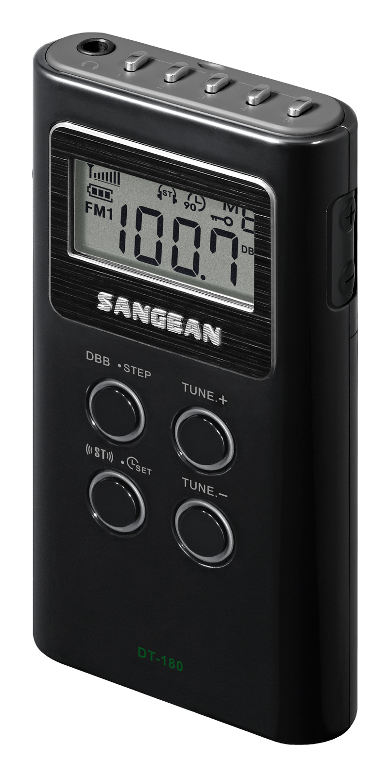 Radio de poche AM / FM - Stéréo DT-180 - DT-180BK - Sangean
