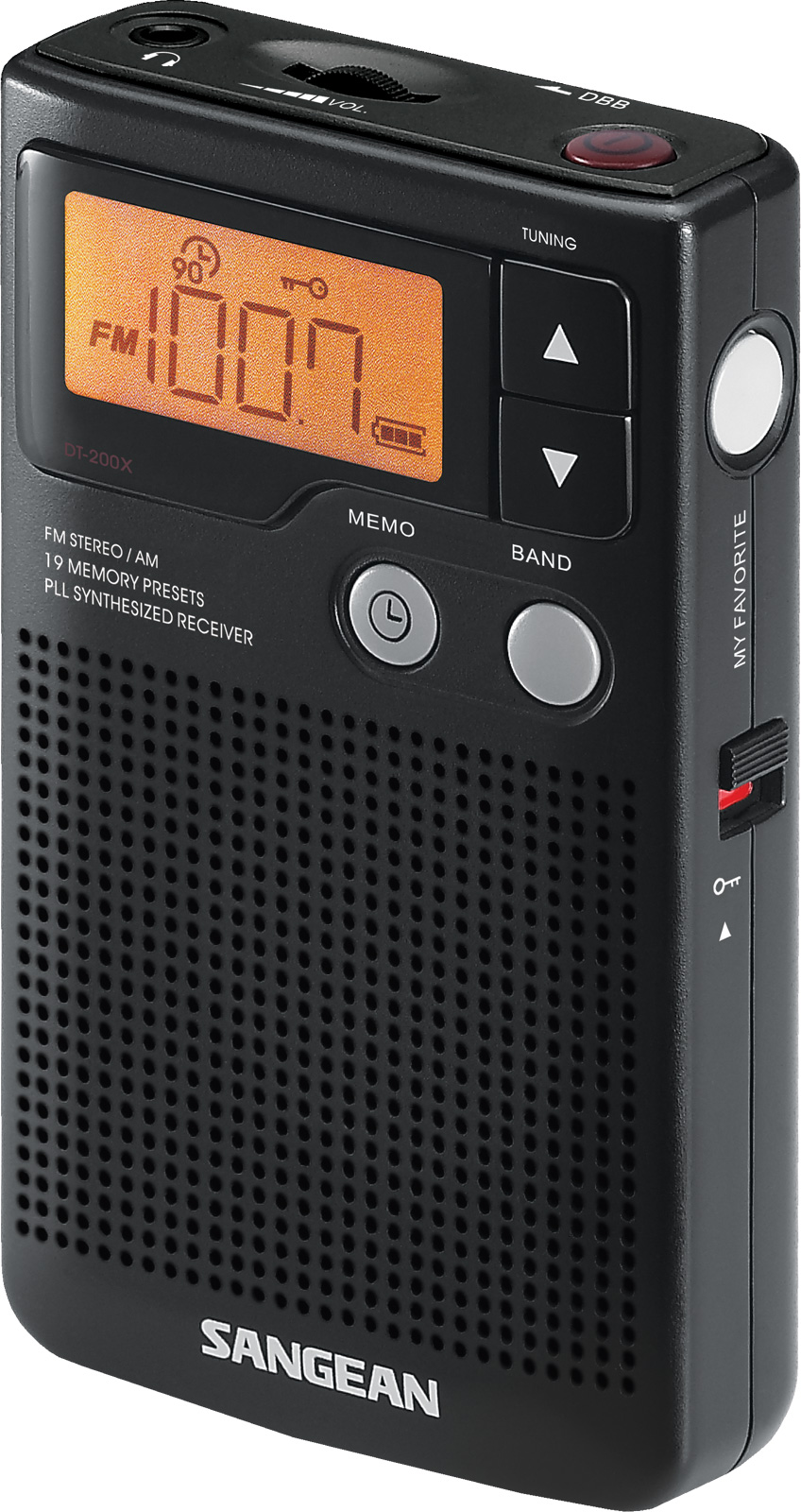 Radio de poche avec haut-parleur inégré DT-200X - DT-200X - Sangean