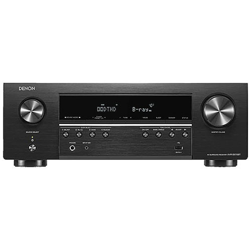 Denon AVR-S570BT Amplificateur AV haut de gamme 70W 8K à 5.2 canaux - AVRS570BT - Denon